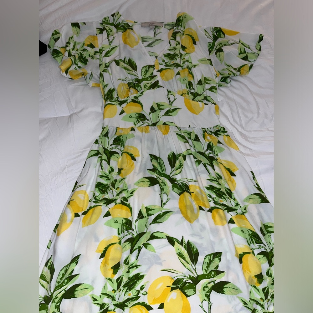 LOFT lemon dress